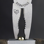 KE 80 / C Kit Monosilent jusqu'à 120cm 80Kg pour portes coulissantes intérieures en bois Giuseppe Pettiti