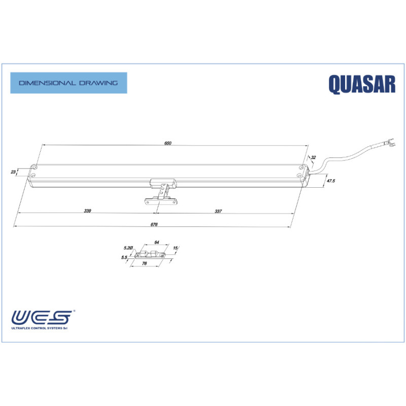 QUASAR Ultraflex UCS Actionneur avec Chaîne en Acier Inox