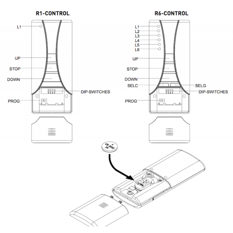 R-Control Vert Comunello Mowin Radio 434,15 Mhz