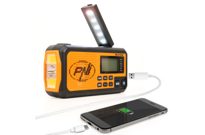 Radio d'Urgence Batterie Externe Solaire 4000 mAh Dynamo