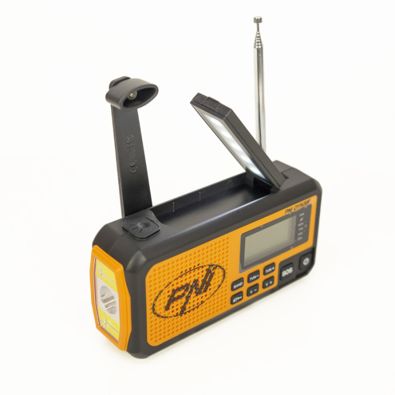 Radio d'Urgence Batterie Externe Solaire 4000 mAh Dynamo