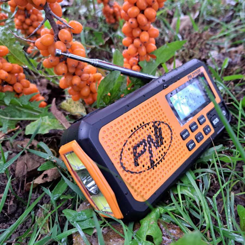 Radio d'Urgence Batterie Externe Solaire 4000 mAh Dynamo