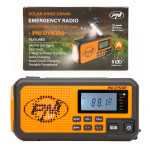 Radio d'Urgence Batterie Externe Solaire 4000 mAh Dynamo