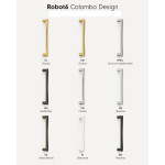 Robot6 Colombo Design Poignée de Tirage pour Porte en Laiton sans Rosaces