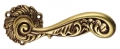 Rococò Or Française Poignée de Porte sur Rosette Linea Calì Vintage