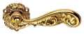 Rococò Plaqué Or Poignée de Porte sur Rosette Linea Calì Vintage