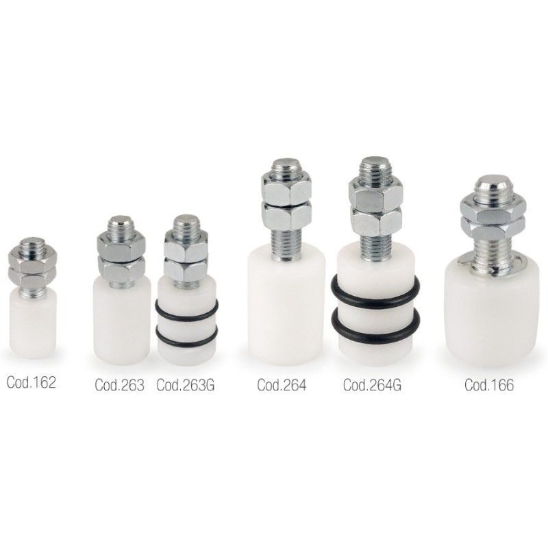 Galets avec Goupille de Fixation pour Portails Coulissants