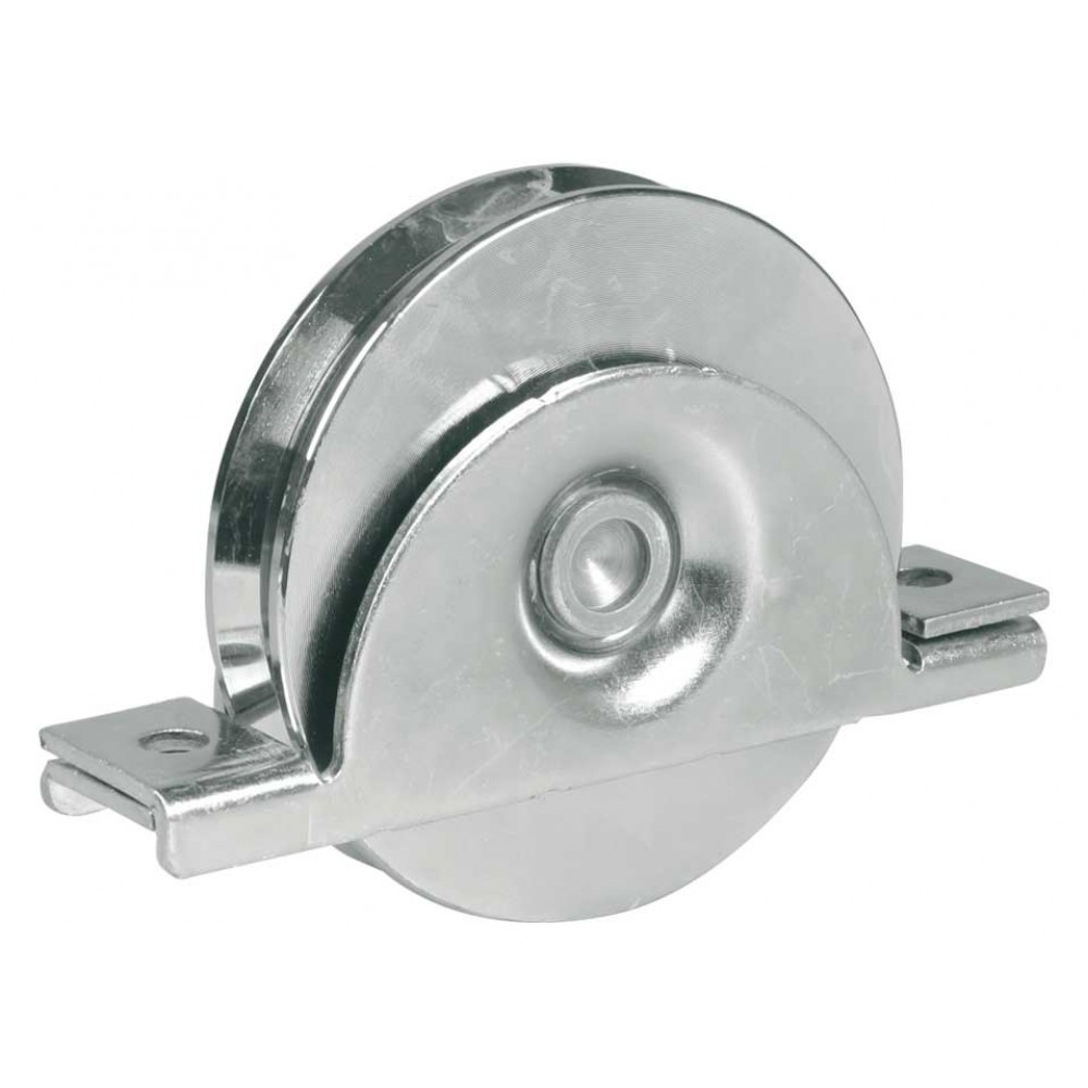 Roue de support interne avec un roulement à billes gorge V portails coulissants IBFM