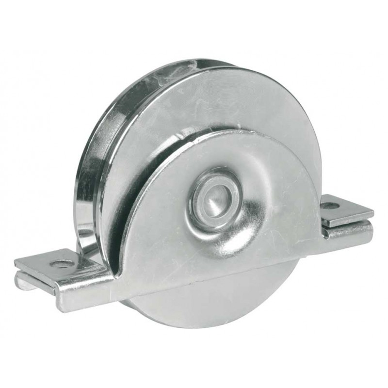 Roue de support interne avec un roulement à billes gorge V portails coulissants IBFM