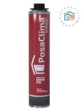 Mousse Door Fix PosaClima InDoor Adhésif Moussant pour Cadre de Porte