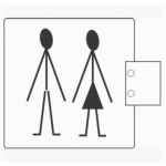 PBA 2032 Manhole Couple WC en acier inox AISI 316L