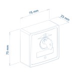 Sélecteur à Clé pour Portail Extérieur PLA-ABS VDS