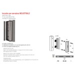 Serrure de Portail Industrielle Poignée Aluminium Mécanisme Acier