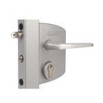 Serrure de Portail Industrielle Poignée Aluminium Mécanisme Acier