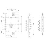 Serrure Cipierre SL128/60 Softlock Entry 60 pour Portes Blindées