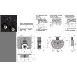 Set Accessoires pour Vantails Coulissants 50kg Enregistrement Simplifié MiniSilent Pettiti Giuseppe