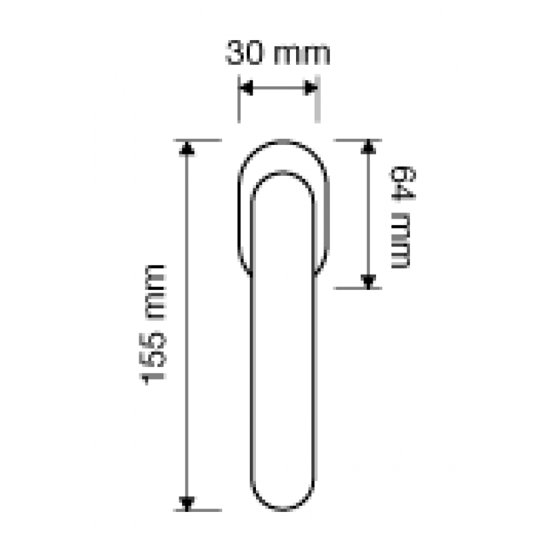 Shell Mesh Poignée Dry Keep pour Fenêtre Linea Calì Crystal