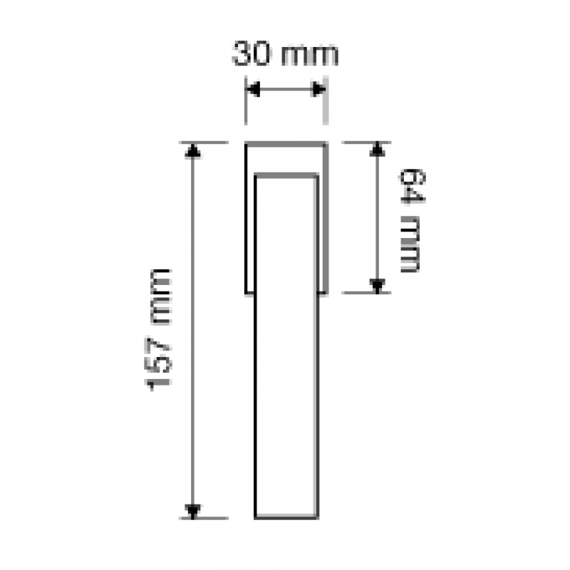 Sintesi Mesh Poignée Dry Keep pour Fenêtre Linea Calì Crystal