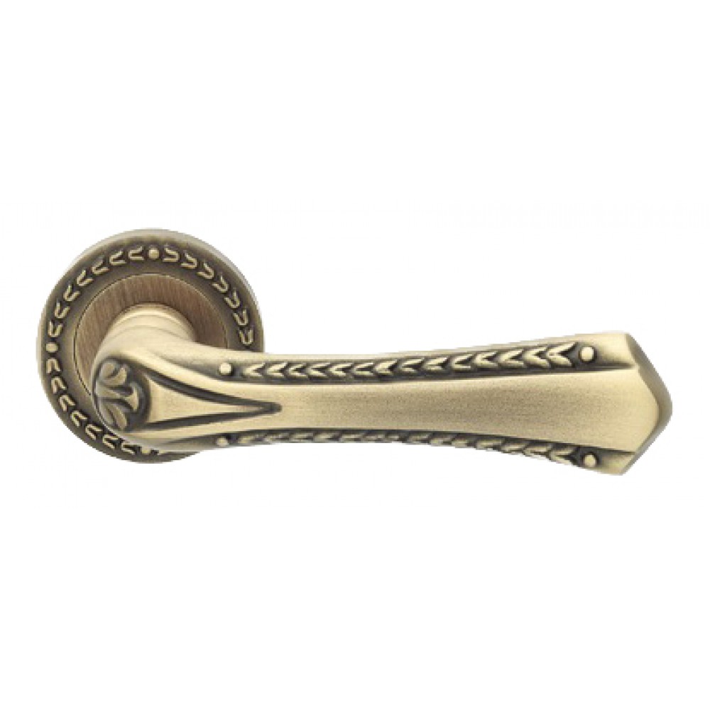 Sissi Mat Patiné Poignée de Porte sur Rosette Linea Calì Vintage