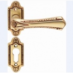 Sissi Mat Patiné Poignée de Porte sur Rosette Linea Calì Vintage