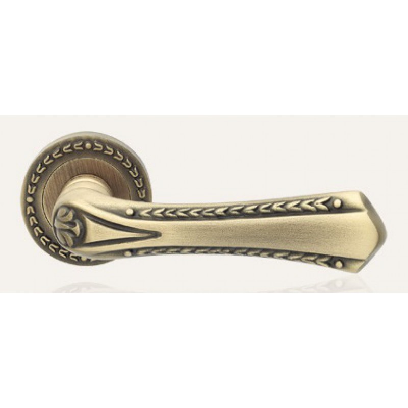 Sissi Mat Patiné Poignée de Porte sur Rosette Linea Calì Vintage