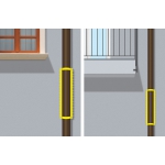 Barrière anti-intrusion Barrière anti-intrusion Grimpo avec embouts pour balcons et murs