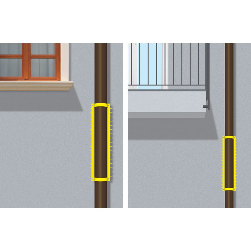 Barrière anti-intrusion Barrière anti-intrusion Grimpo avec embouts pour balcons et murs
