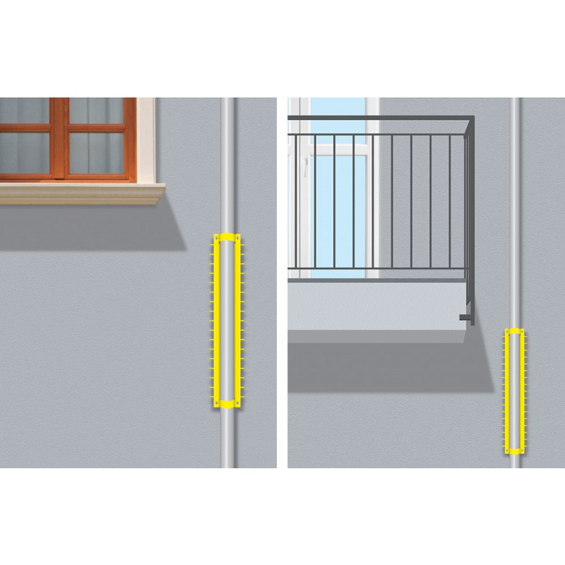 Barrière anti-intrusion Barrière anti-intrusion Grimpo avec embouts pour balcons et murs