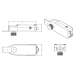 Slide 80 230Vac Chiaroscuro Kit Automatismes pour Volets Max 160Kg