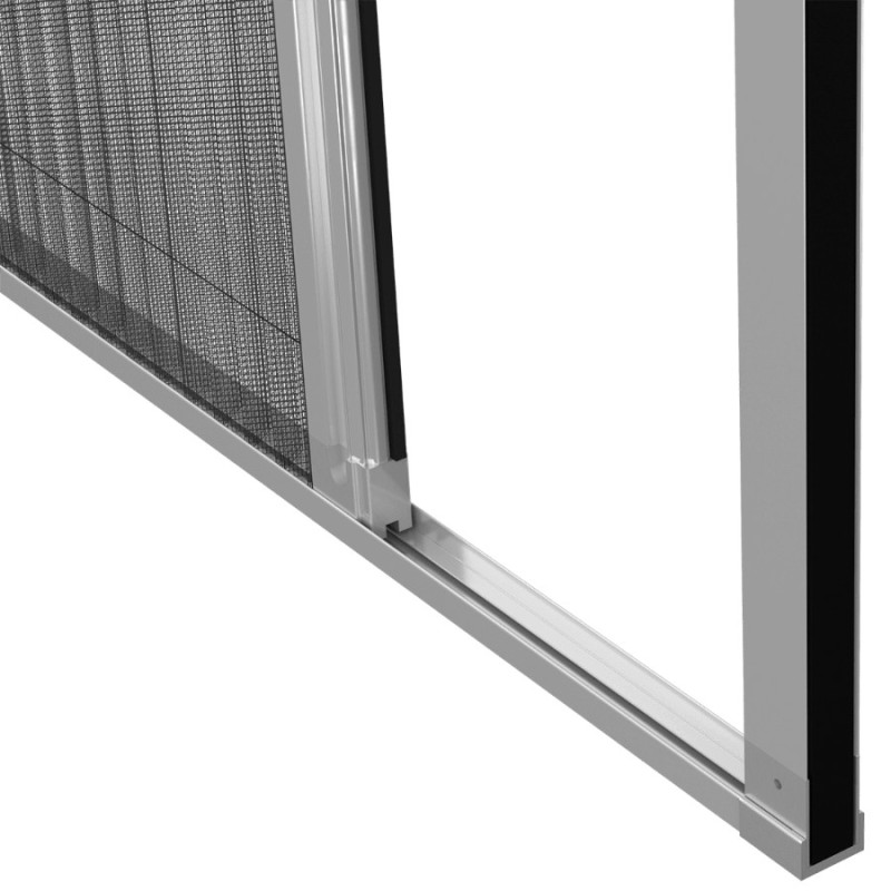 Smart Primed Moustiquaire Plissée en Aluminium à Ouverture Latérale