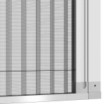 Smart Primed Moustiquaire Plissée en Aluminium à Ouverture Latérale