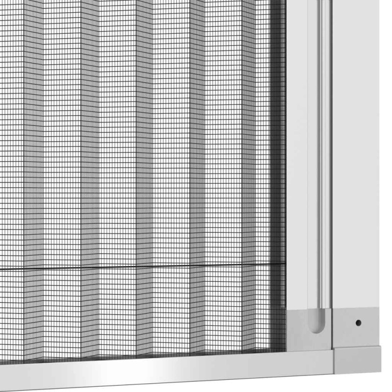 Smart Primed Moustiquaire Plissée en Aluminium à Ouverture Latérale