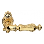 Soleil Plaqué Or Poignée de Porte sur Rosette Linea Calì Vintage