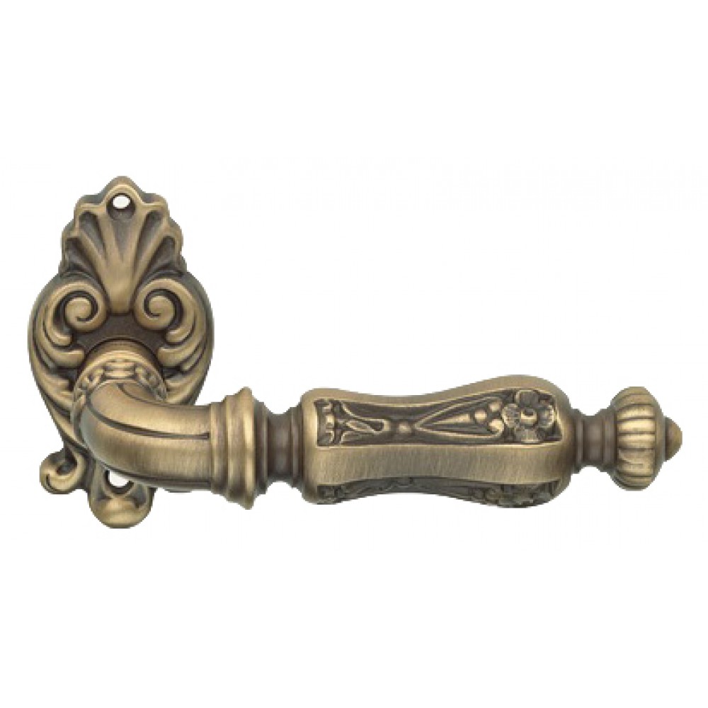 Soleil Mat Patiné Poignée de Porte sur Rosette Linea Calì Vintage