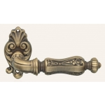 Soleil Mat Patiné Poignée de Porte sur Rosette Linea Calì Vintage