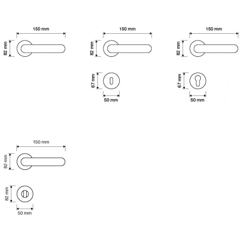 Soleil Mat Patiné Poignée de Porte sur Rosette Linea Calì Vintage