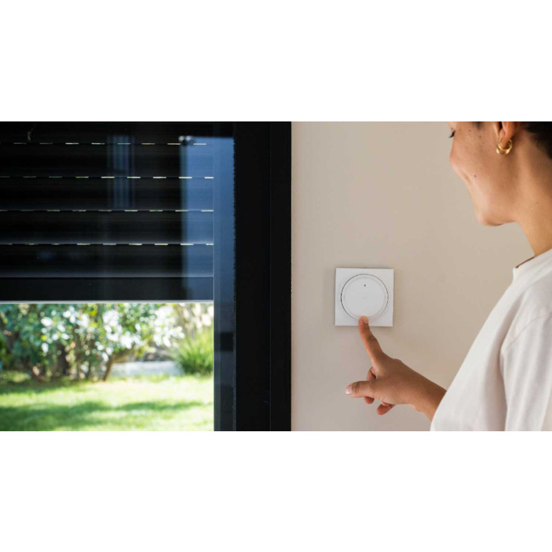 Somfy Amy io Télécommande Murale Radio avec Cadre Carré ou Rond