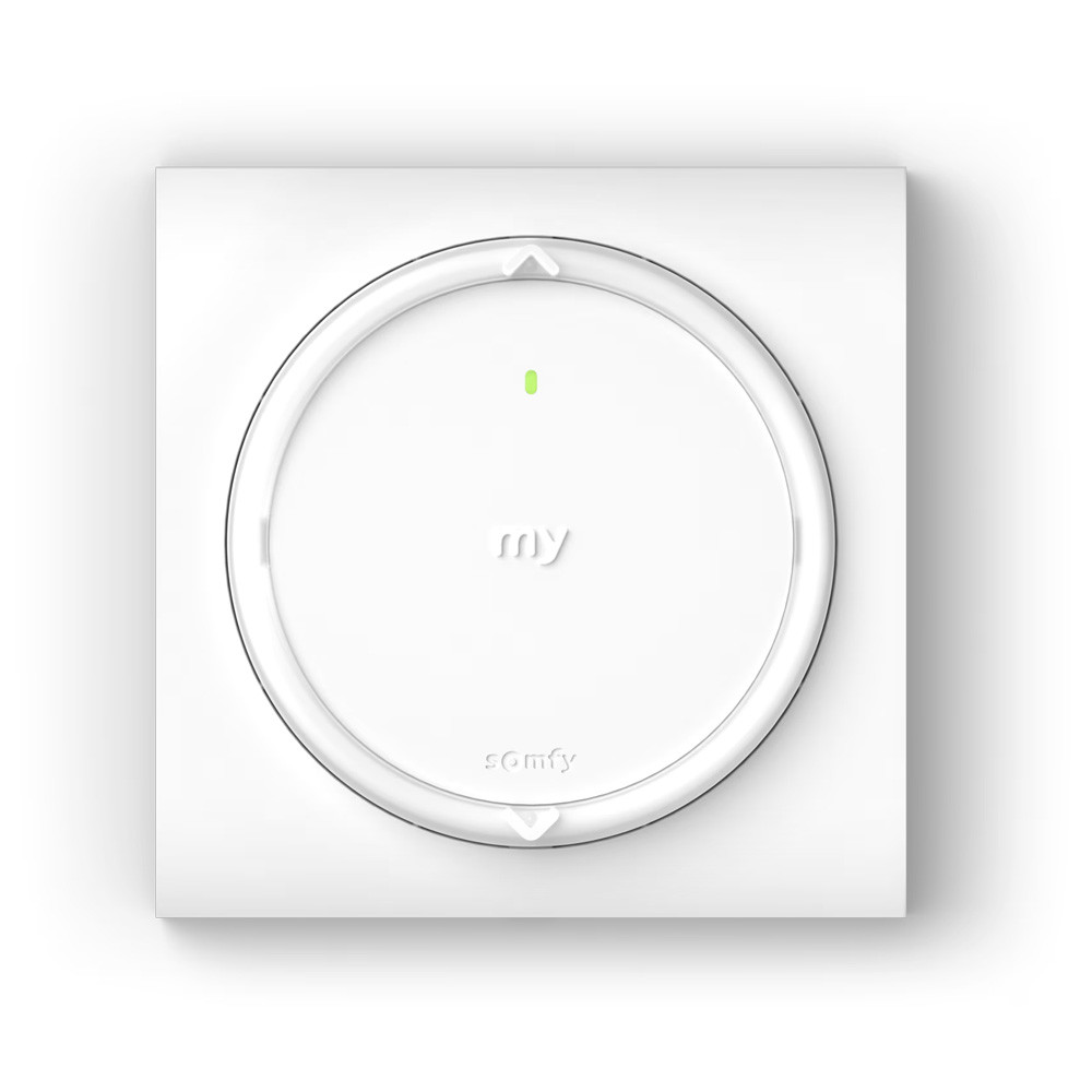 Somfy Amy io Télécommande Murale Radio avec Cadre Carré ou Rond