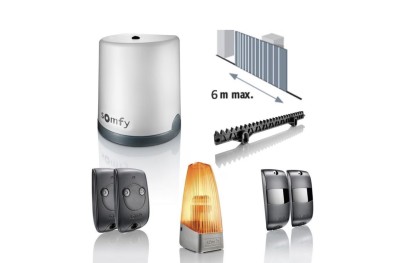 SOMFY FREEVIA 400 Kit Moteur pour Portail Coulissant avec Accessoires