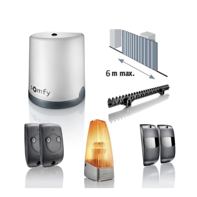 SOMFY FREEVIA 400 Kit Moteur pour Portail Coulissant avec Accessoires