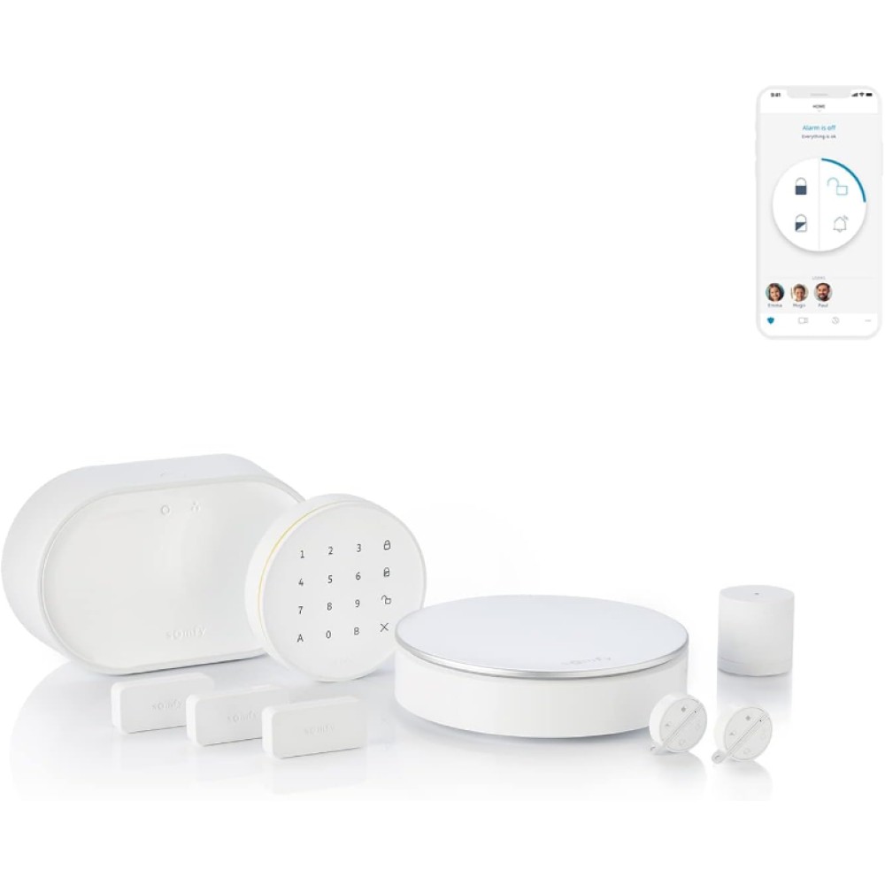 Somfy Home Alarm Advanced Système Alarme Antivol Domestique Connectée