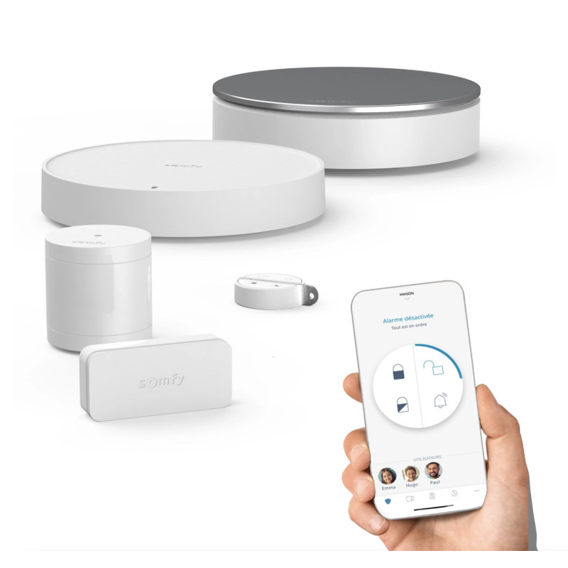 Somfy Protect Home Alarm Starter Pack Antivol pour Petites Surfaces