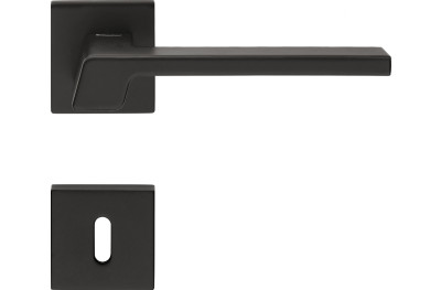 Stream Zincral Linea Calì Poignée de Porte avec Rosace Abaissée