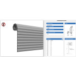 Volet Roulant Anti-effraction ANTISOLL PINTO Aluminium Extrudé