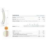 Volet Roulant Alu Isolé Sipar T57 Profil Courbe 12,8 x 55 mm