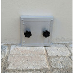 Bouchon Anti-Inondation Étanche pour Soupirail 25x25 cm