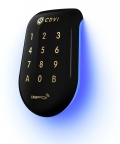 Clavier/Lecteur de Proximité Technologie Double SOLARKPB Polycarbonate Noir Rétro-éclairé Wiegand 125Khz CDVI Design Innovant