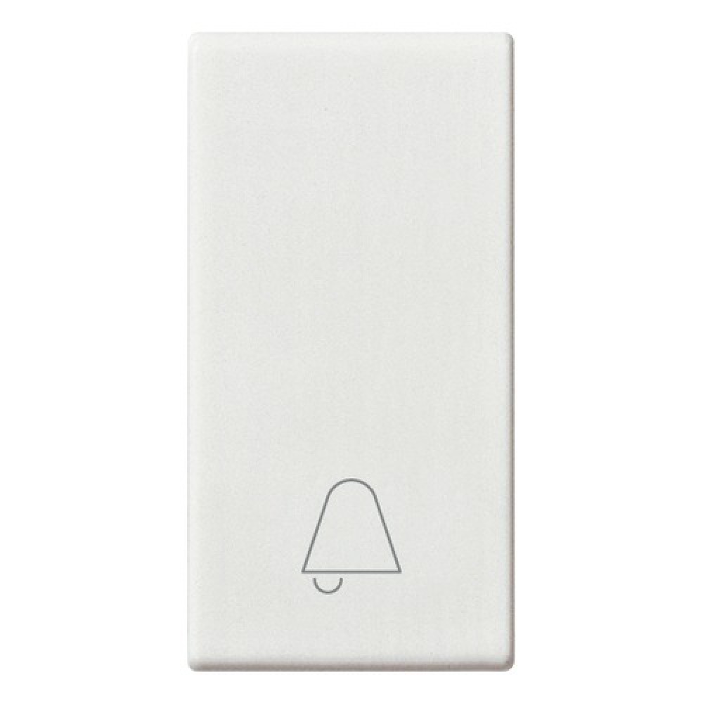 MODULE BOUTON UNIPULAIRE 1P 10A 250V BLANC COMPATIBLE VIMAR PLANA - ETTROIT