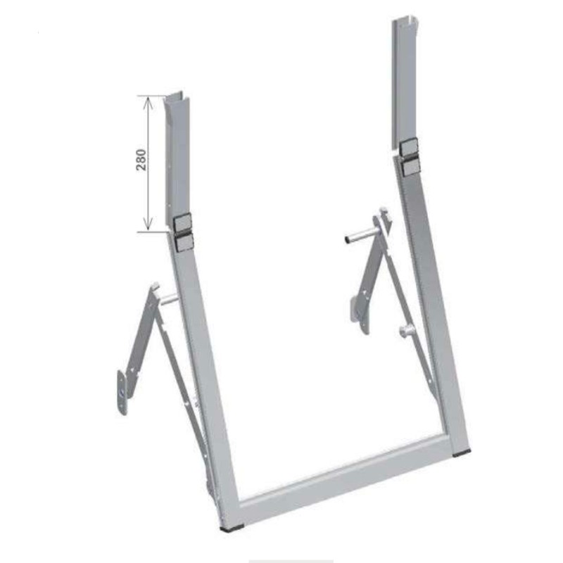 Cadre en saillie en aluminium pour volet roulant