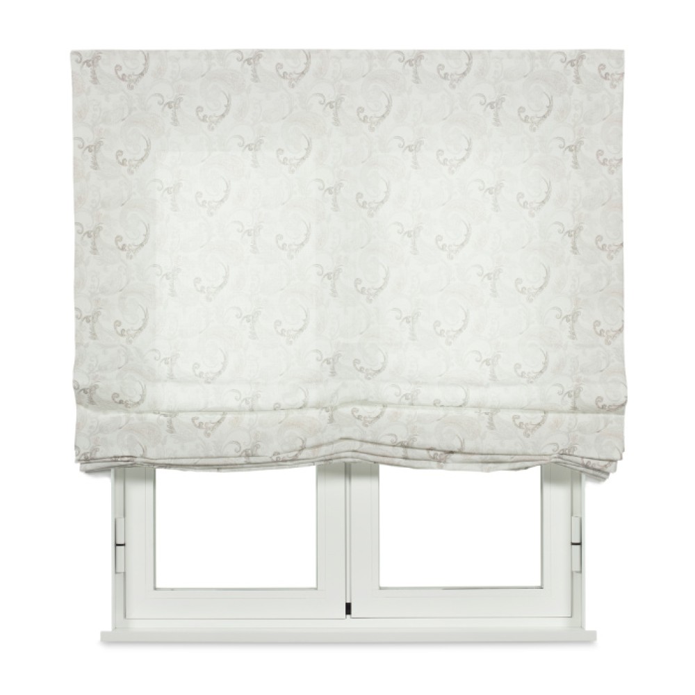 Store Bateau Moderne Filtrant Cachemire Gris Viewtex